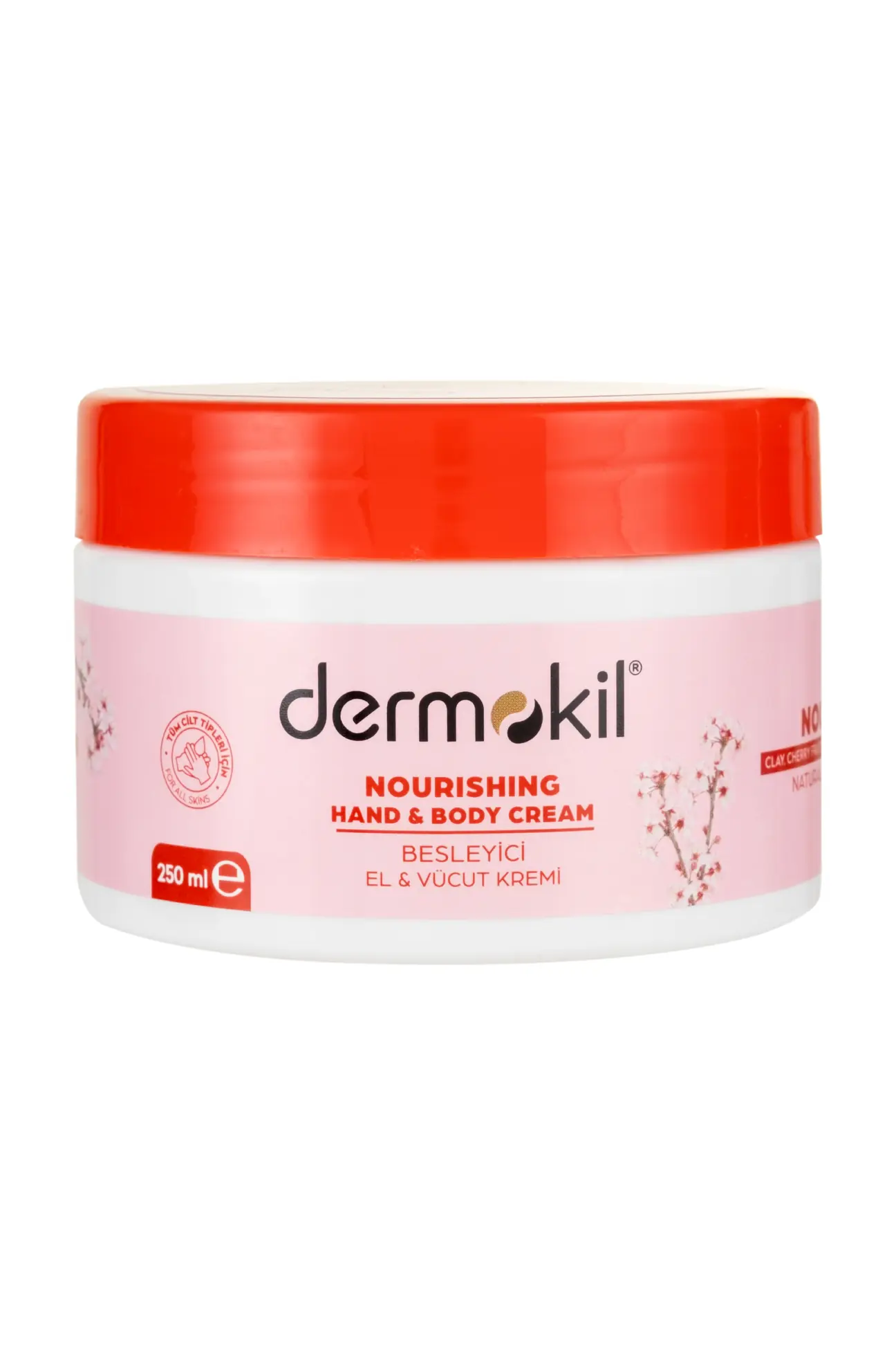 DERMOKİL Kiraz Çiçeği El ve Vücut Kremi 250 ml 