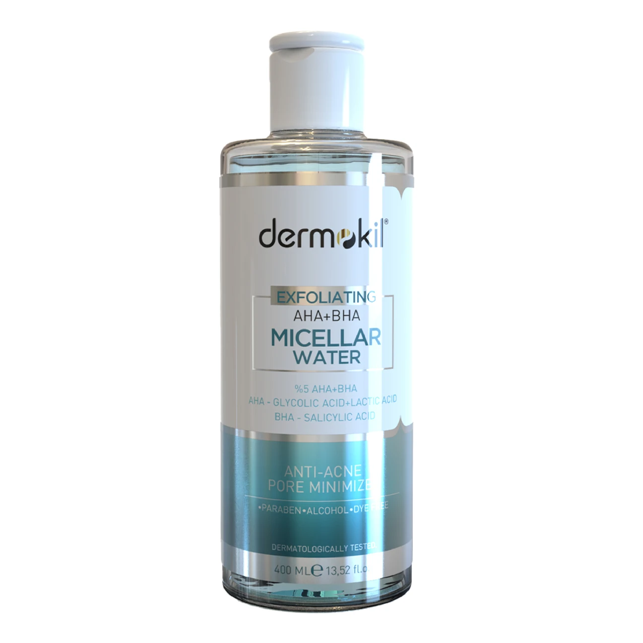 DERMOKİL Exfoliating Aha+Bha Niacinamide Micellar Makyaj Temizlem 